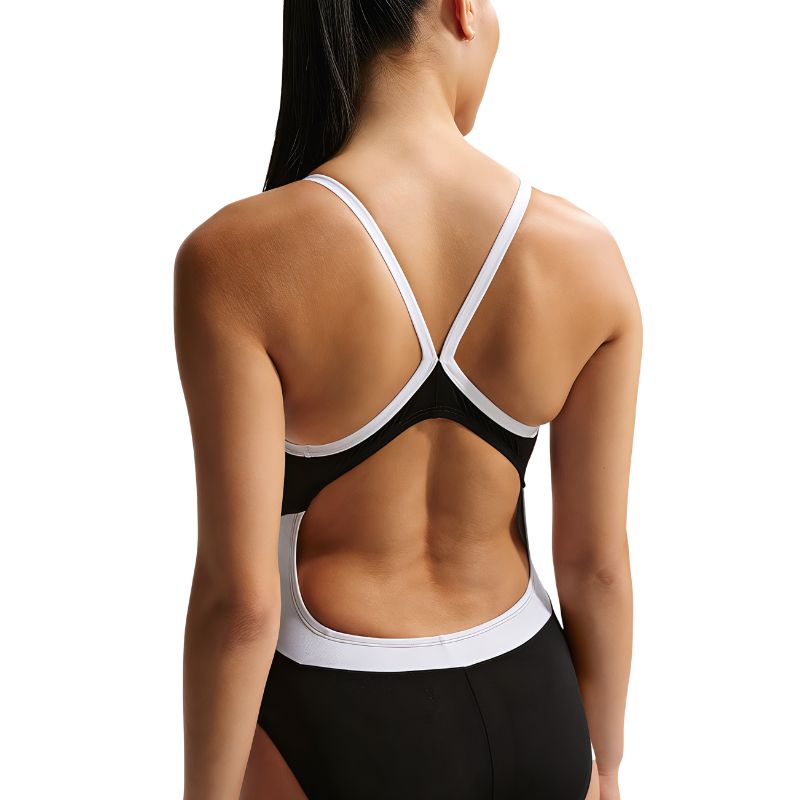 Nike - Hydrastrong Fly Racerback Ladies One Piece (Black/White)