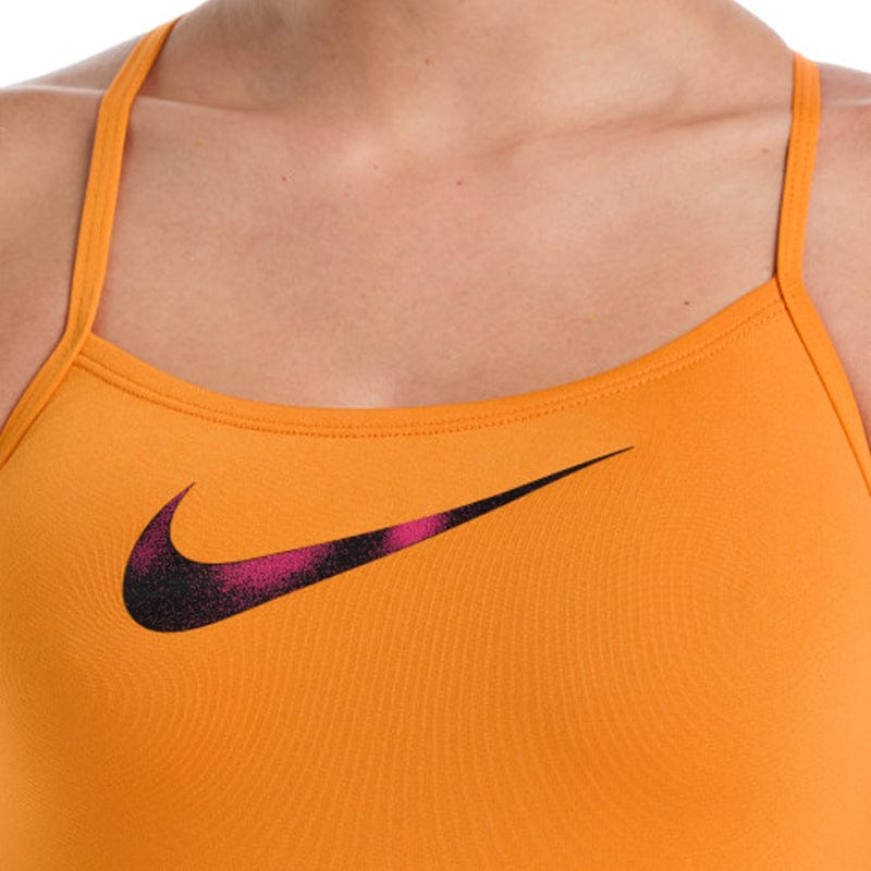 Nike - Hydrastrong Multi Graphic Adjustable Crossback One Piece (Bright Ceramic)