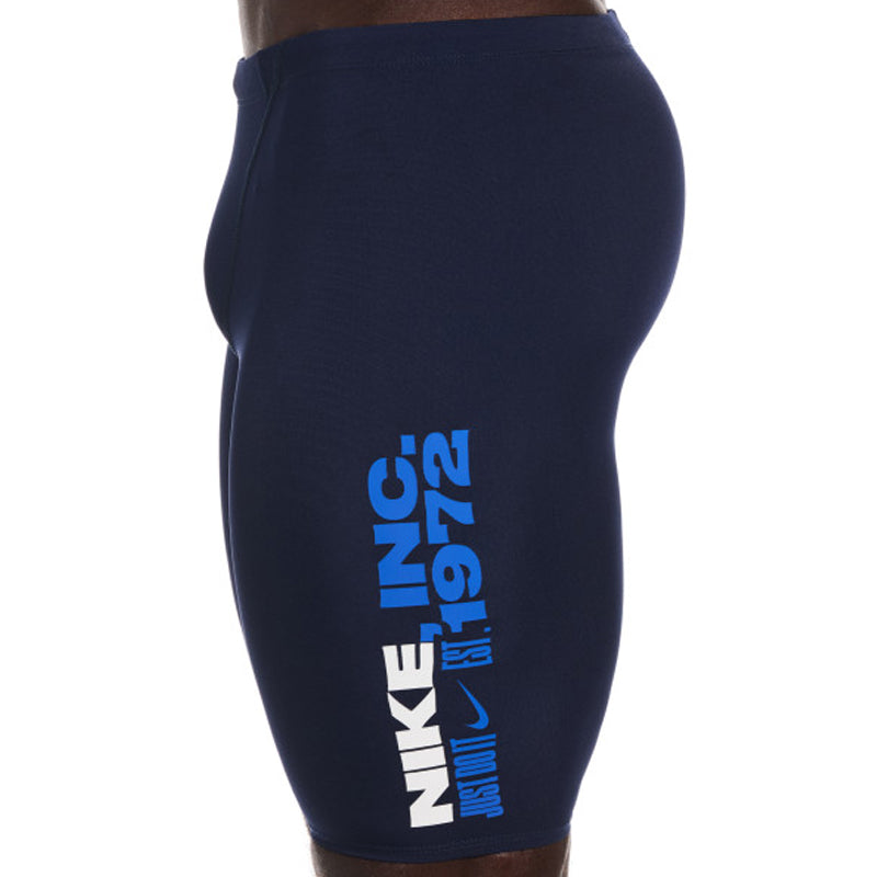 Nike - Hydrastrong Multi Graphic Men's Jammer (Midnight Navy)