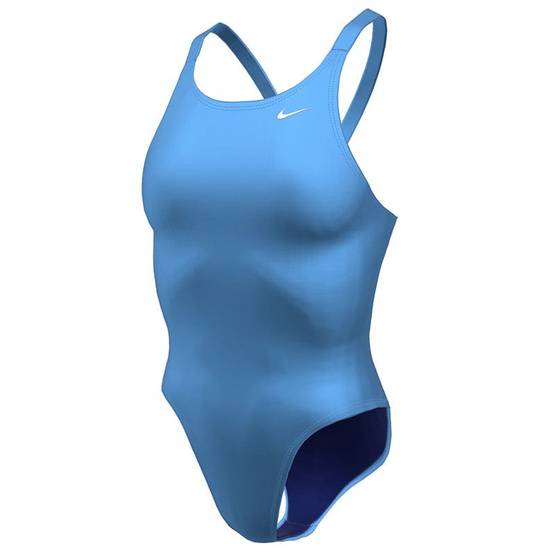 Nike - Poly Solid Hydrastrong Fastback One Piece (University Blue)