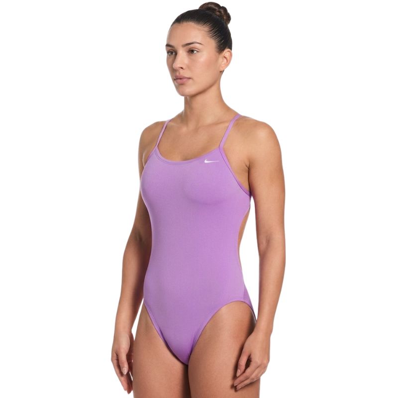 Nike - Solid Hydrastrong Cutout One Piece (Bright Violet)