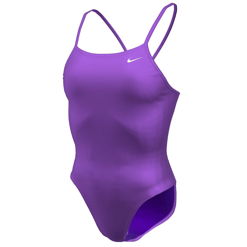 Nike - Solid Hydrastrong Cutout One Piece (Bright Violet)