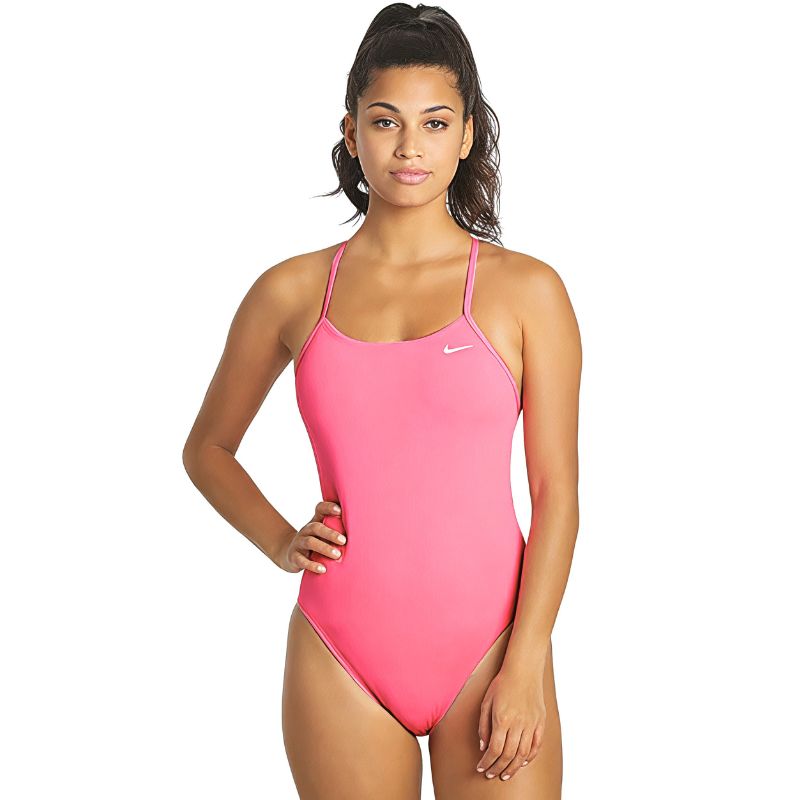 Nike - Solid Hydrastrong Cutout One Piece (Hyper Pink)