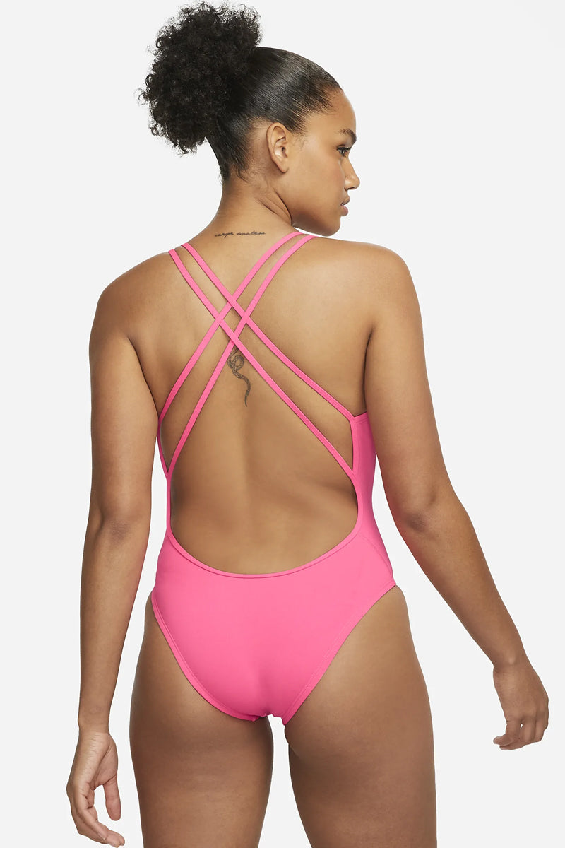 Nike - Solid Hydrastrong Spiderback One Piece (Hyper Pink)