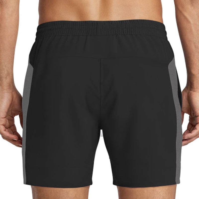 Nike - Swim Contend Solid Essential Men's 5" Brief-Lined Volley Short (Black)