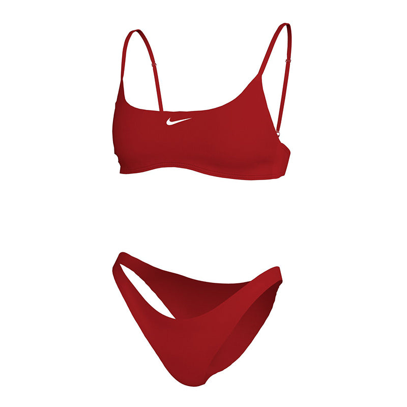Nike - Swim Effortless Essential Women's Bralette Bikini Set (Gym Red)