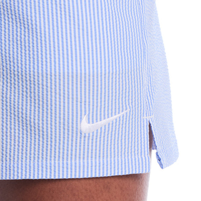 Nike - Swim Ripple Texture Men's 5" Brief-Lined Volley Short (Blue Crystal)