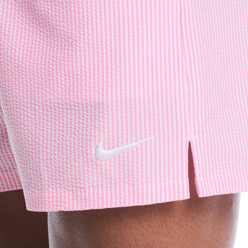 Nike - Swim Ripple Texture Men's 5" Brief-Lined Volley Short (Pink Glow)