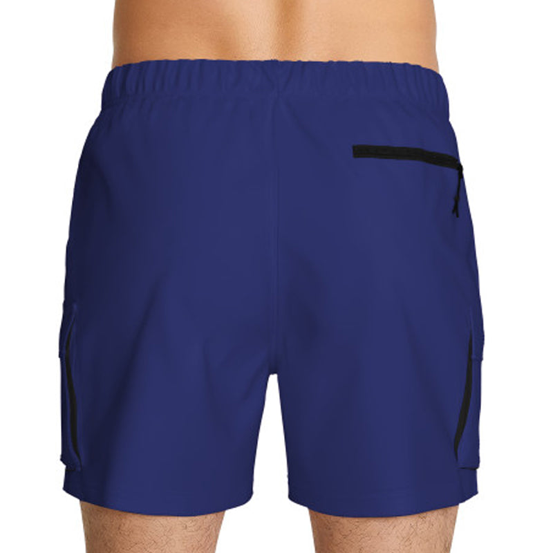 Nike - Swim Voyage Solid Essential Men's 5" Brief-Lined Volley Short (Midnight Navy)