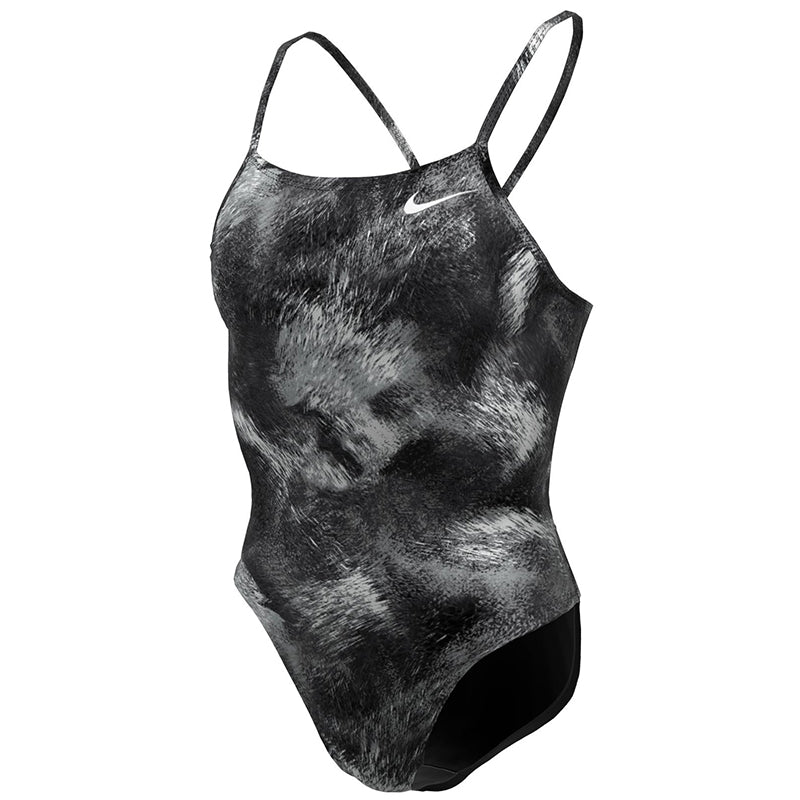 Nike - Swim Watercolor Women's Cutout One Piece (Black)
