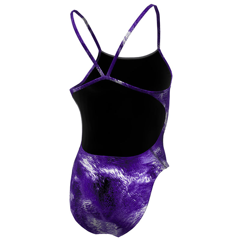 Nike - Swim Watercolor Women's Cutout One Piece (Court Purple)