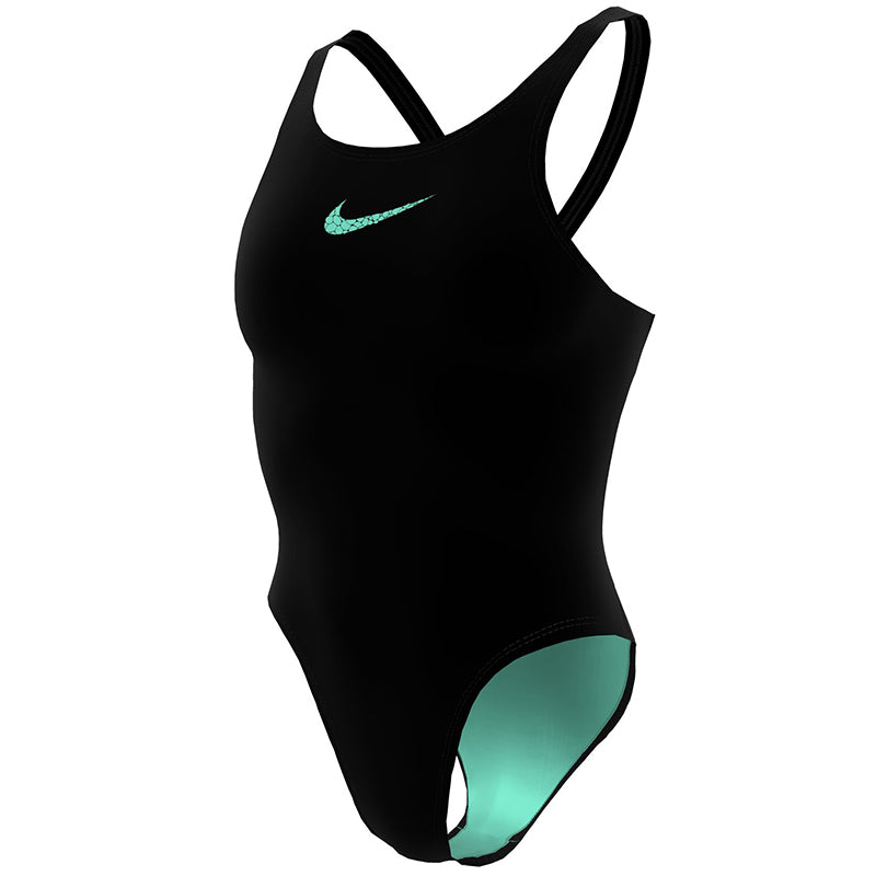 Nike - Swim Women's Logo Fastback One Piece (Black)