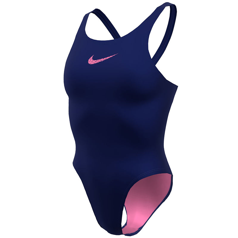 Nike - Swim Women's Logo Fastback One Piece (Midnight Navy)