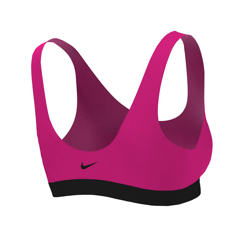 Nike - Women's Multi Logo Scoop Neck Bikini Top (Pink Prime)
