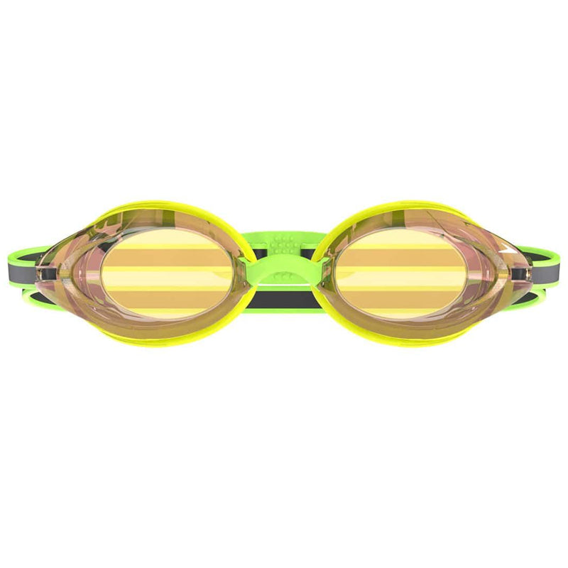 Speedo - Adults Vanquisher 3.0 Mirrored Goggle - Yellow/Grey/Ablaze