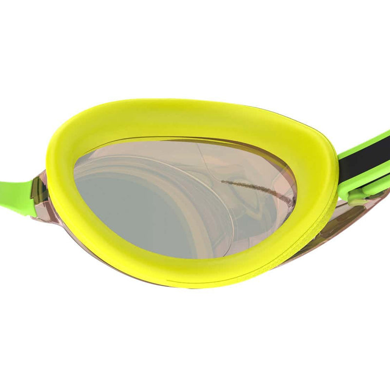 Speedo - Adults Vanquisher 3.0 Mirrored Goggle - Yellow/Grey/Ablaze