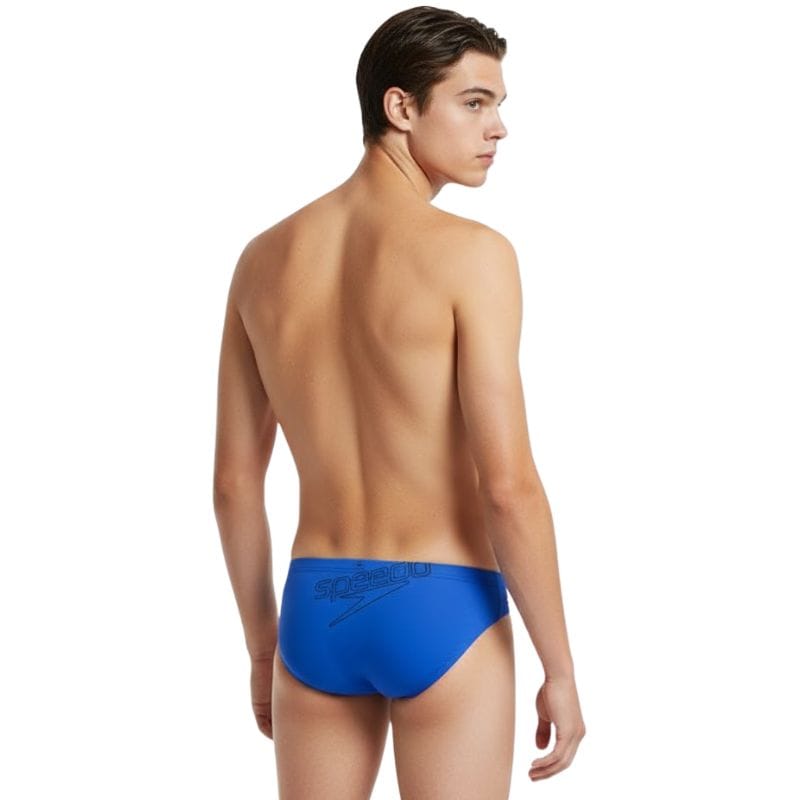 Speedo - Boys' 6.5cm Logo Brief - Blue