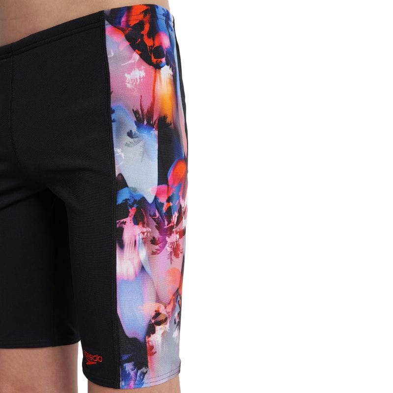 Speedo - Boys Digital AllOver Panel Jammer - Black/Ginger