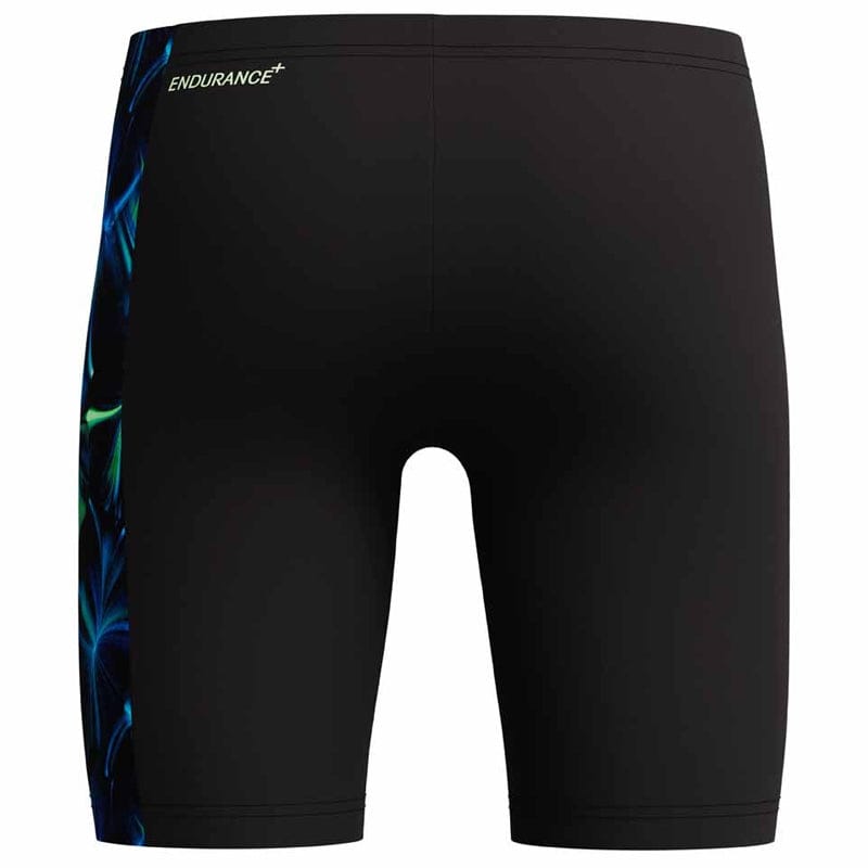 Speedo - Boys' Digital Panel Jammer - Anthracite/Pale Clover