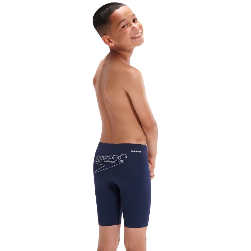 Speedo - Boys Endurance+ Logo Jammer - Peacoat
