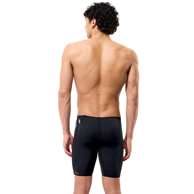 Speedo - Boys Endurance+ Max High Waisted Jammer - Colour Shock/Black