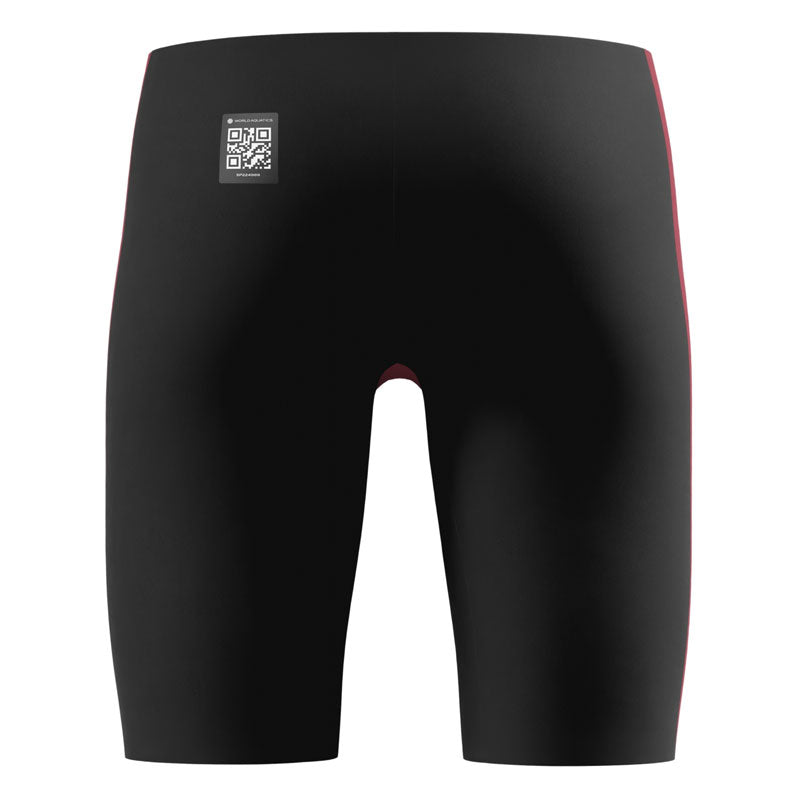 Speedo - Boys Endurance+ Max High Waisted Jammer - Regal Red/Black