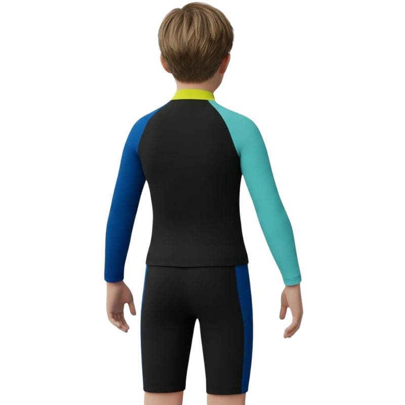 Speedo - Boys' Learn to Swim Colourblock Top & Jammer Set - Black