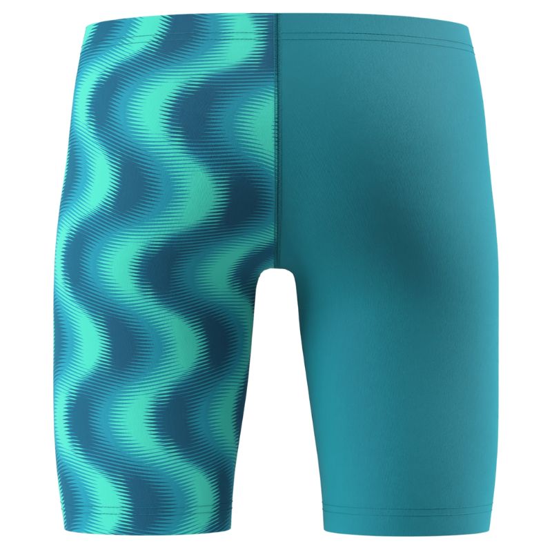 Speedo - Boys Printed V-Cut Jammer - Hyper Teal