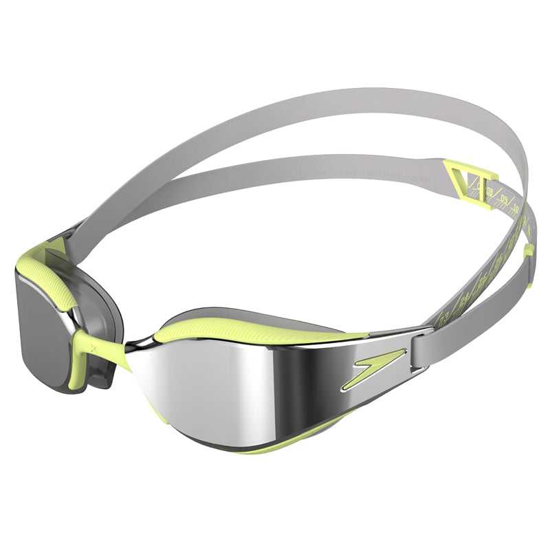 Speedo - Fastskin Hyper Elite Adult Goggles - Grey/Green