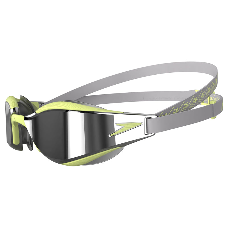 Speedo - Fastskin Hyper Elite Adult Goggles - Grey/Green