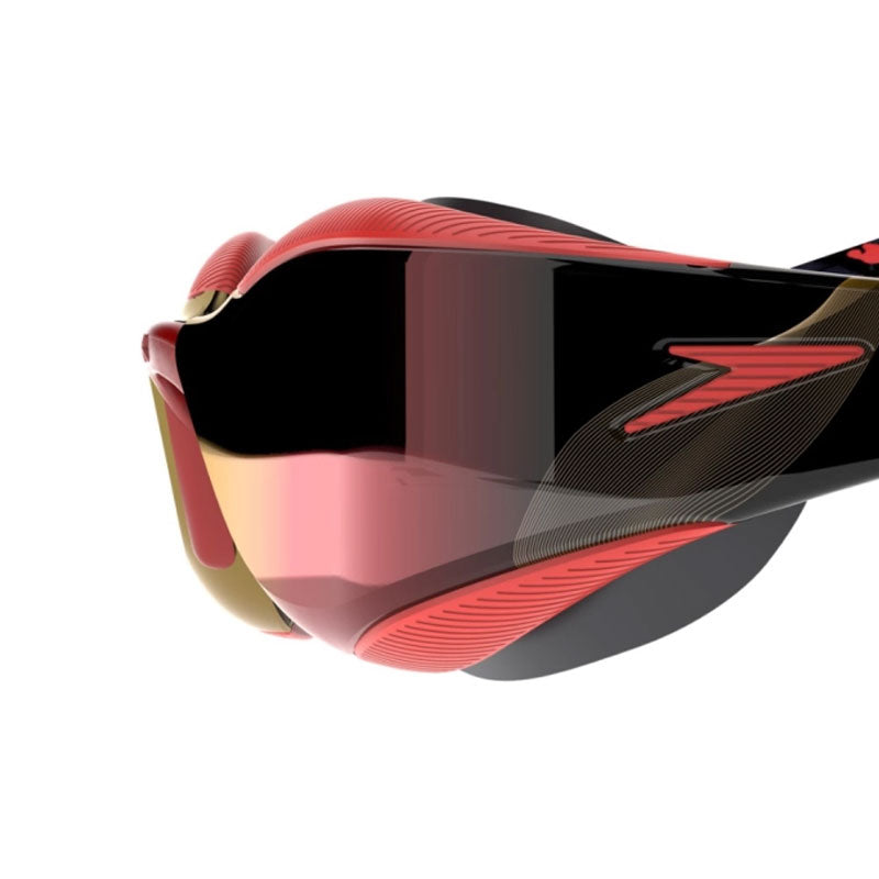 Speedo - Fastskin Hyper Elite Mirror Adult Goggles - Autumn Red/Smoke/Crimson Royal