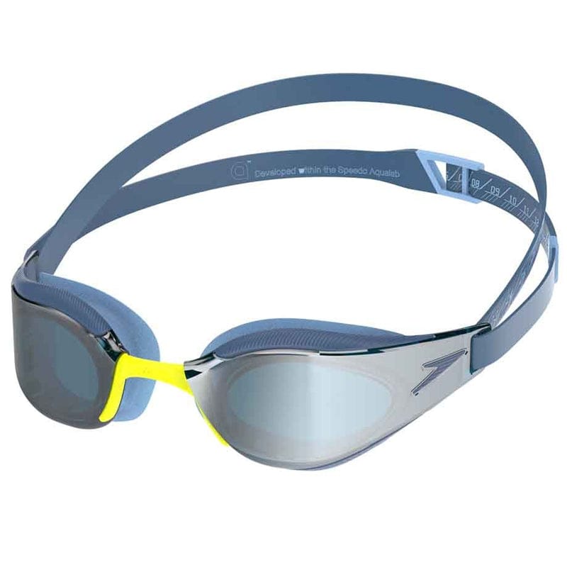 Speedo - Fastskin Hyper Elite Mirror Adult Goggles - Blue/Night/Silver