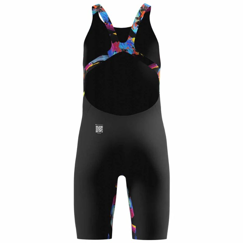Speedo - Girls' Fastskin Endurance+ Max Openback Kneeskin - Colour Shock/Black Ml