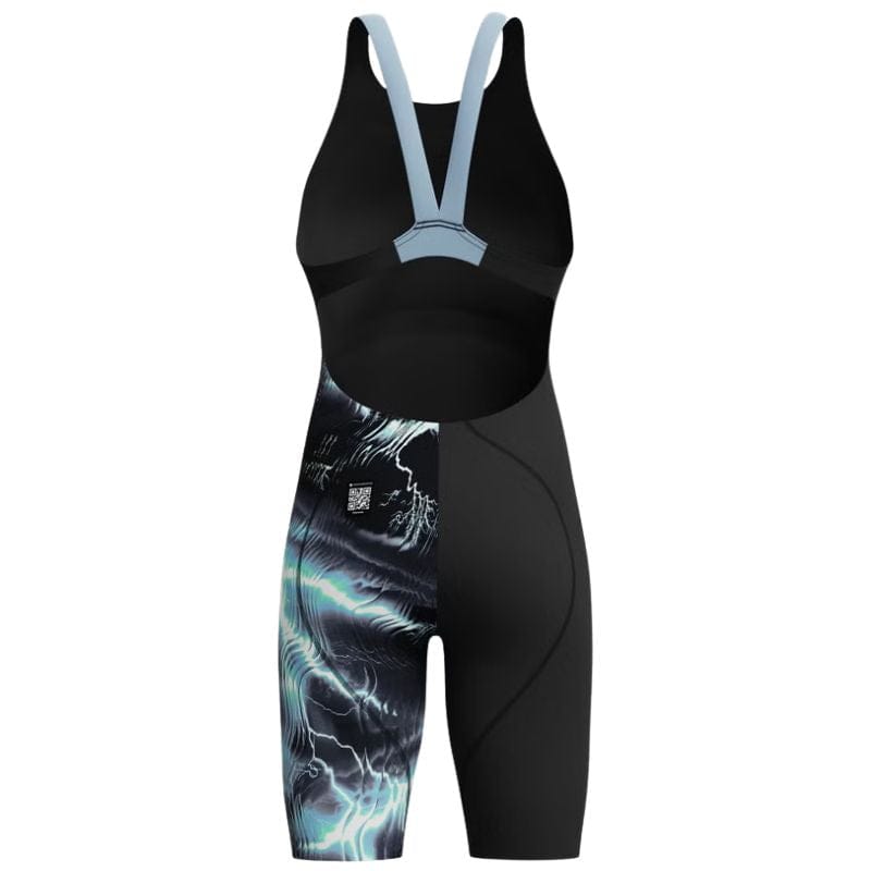 Speedo - Girls Fastskin LZR Ignite Kneeskin - Electro Static/Black