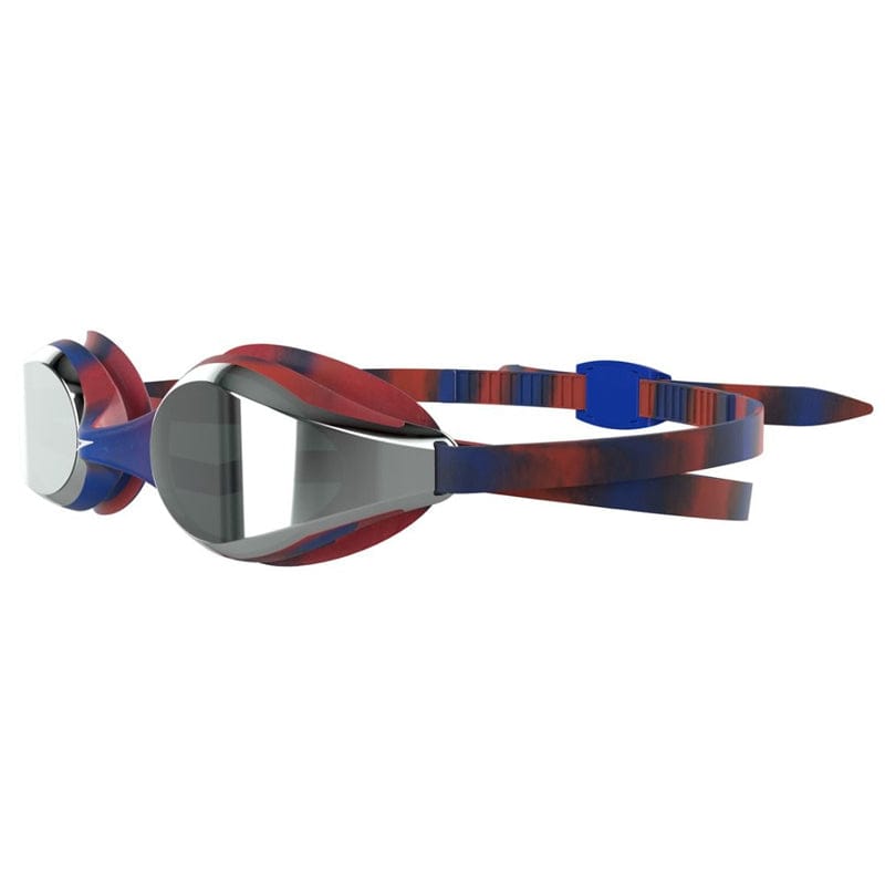 Speedo - Hyper Flyer Junior Mirrored Goggles - Navy/Red/Silver