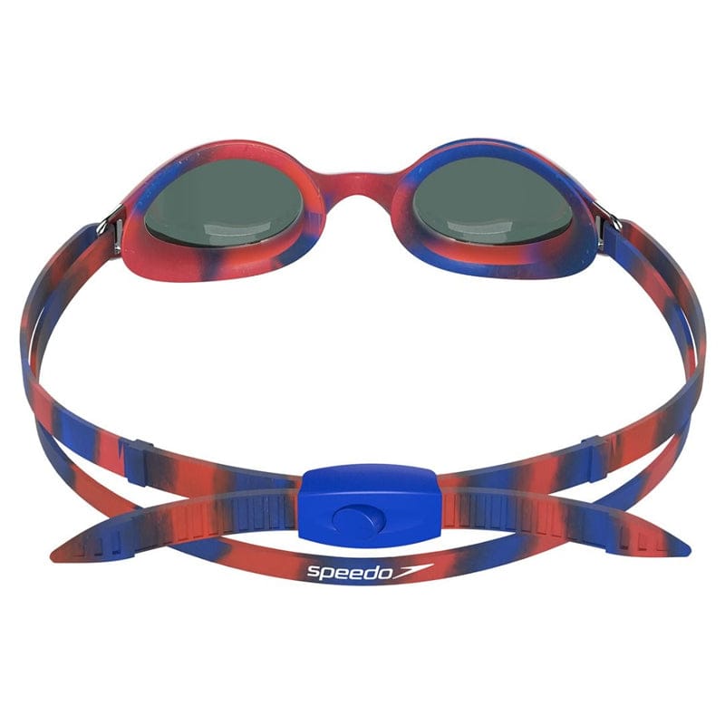 Speedo - Hyper Flyer Junior Mirrored Goggles - Navy/Red/Silver