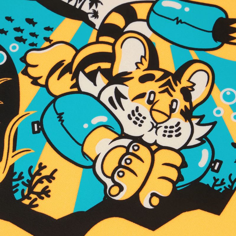 Speedo - Infant Learn to Swim Aanadi Bengali Tiger Cub Float Vest - Orange/Green