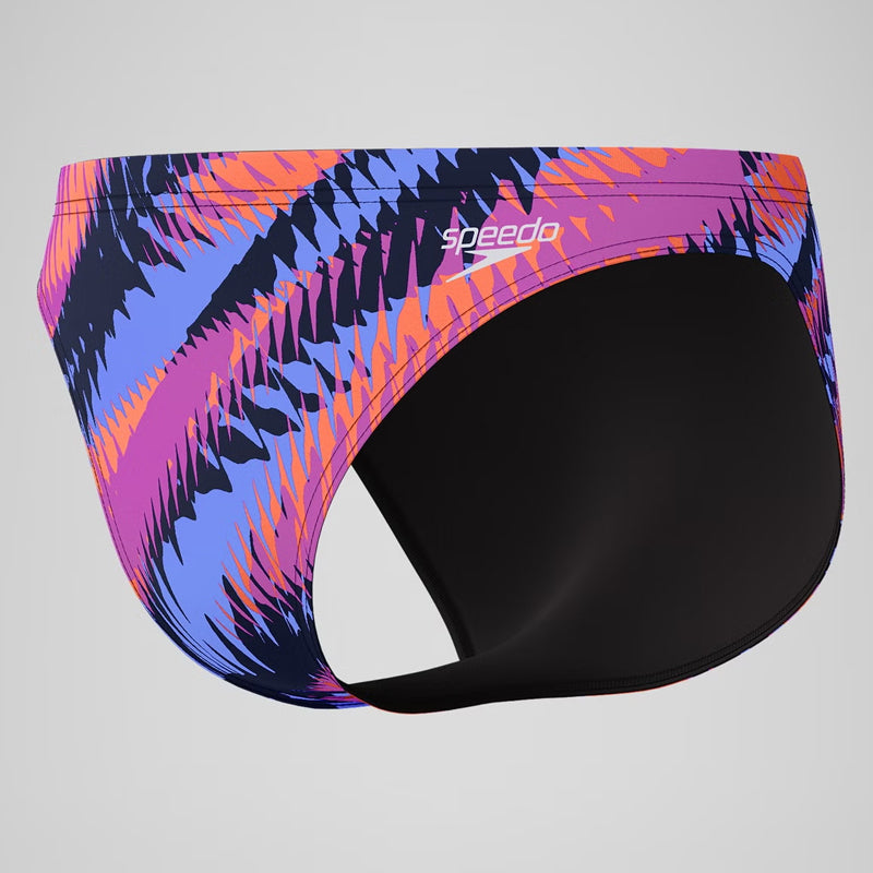 Speedo - Men's 5cm Allover Digital Brief - Razor Sharp/Diva