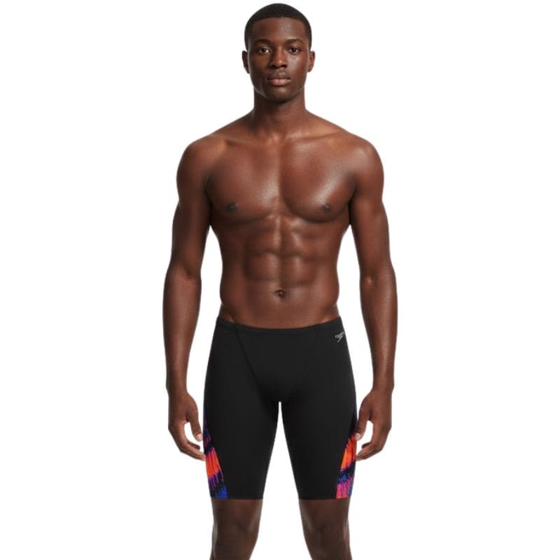 Speedo - Mens AllOver Digital V-Cut Jammer - Razor Sharp/Diva