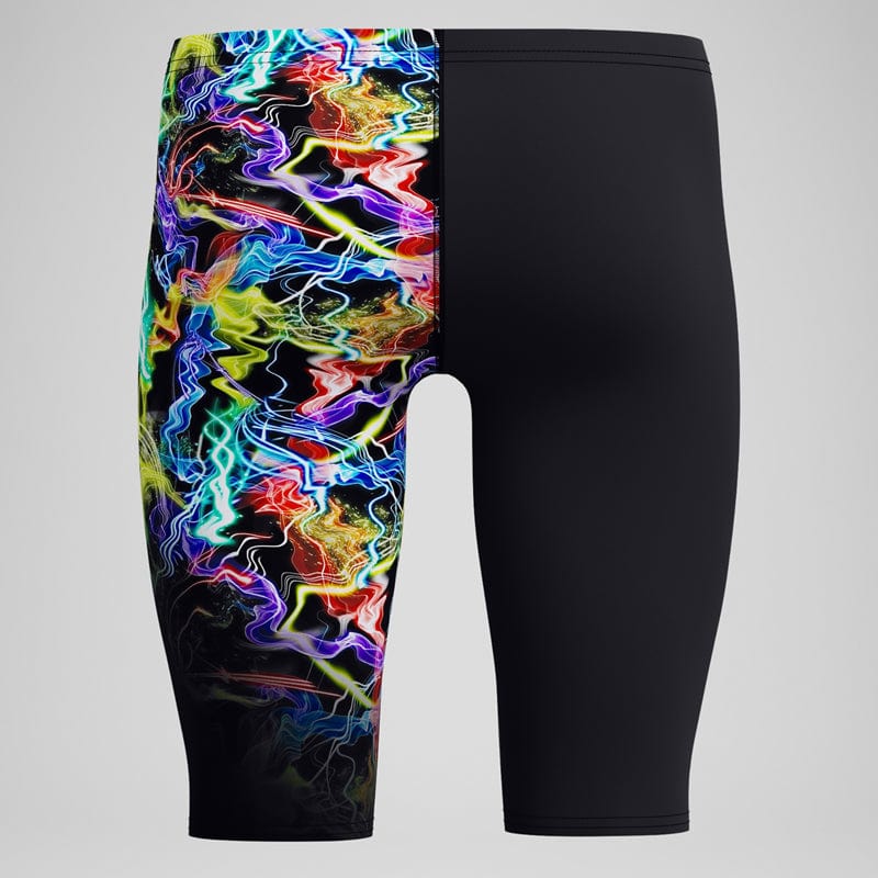 Speedo - Men's Club Training Printed Jammer - Static Volta/Black