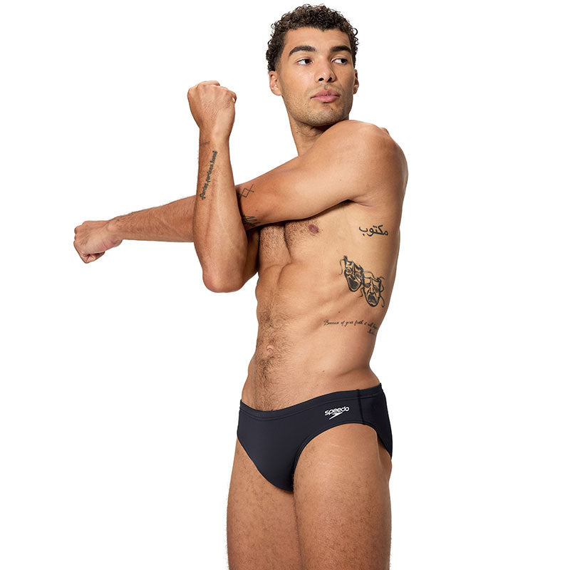 Speedo - Men's Endurance+ Logo 2.5" Brief - Anthracite