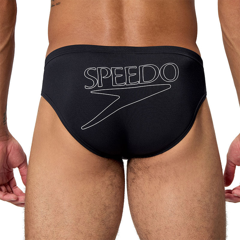 Speedo - Men's Endurance+ Logo 2.5" Brief - Anthracite