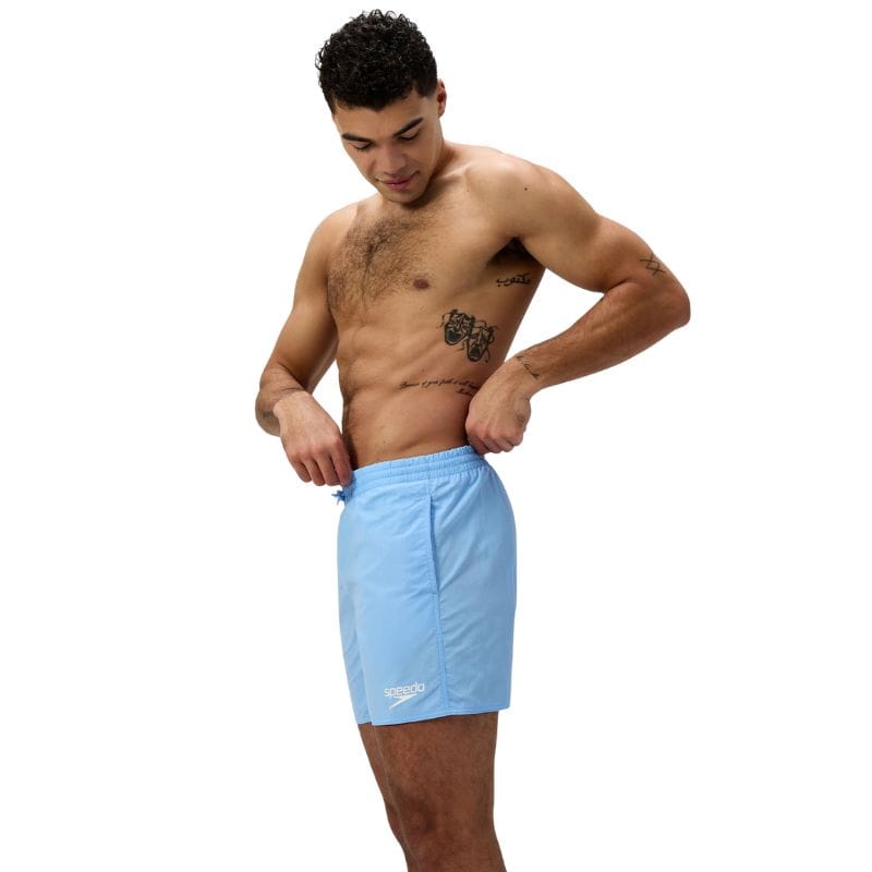 Speedo - Men's Essential Solid 40cm Swim Shorts - Light Blue