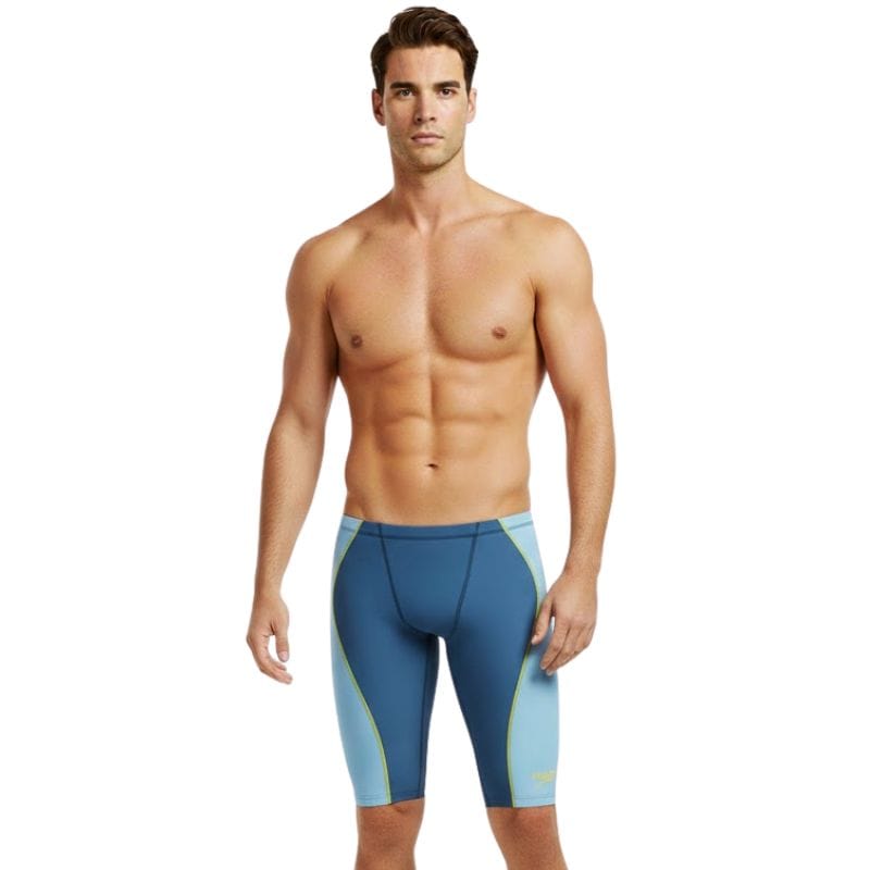 Speedo - Men's Fastskin HyperSpark Solid Jammer - Night/Sevres Blue