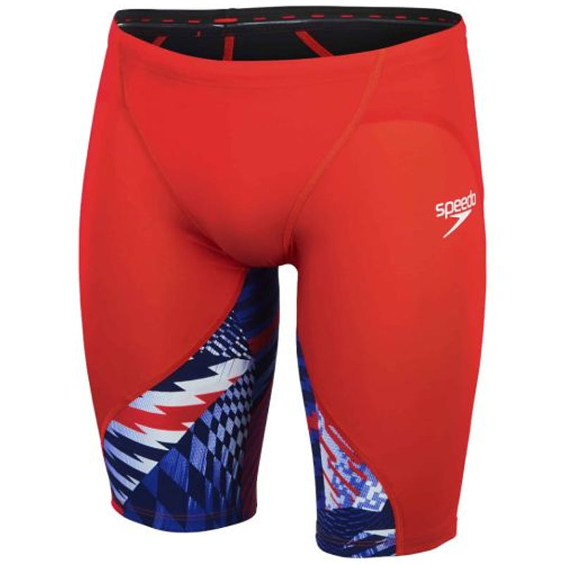Speedo - Men's Fastskin LZR Ignite Jammer - Red/Blue/White