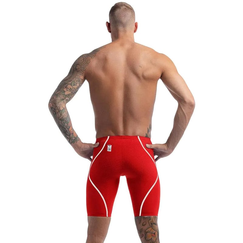 Speedo - Men's Fastskin LZR Pure Intent 2.0 High Waist Jammer - Red/White