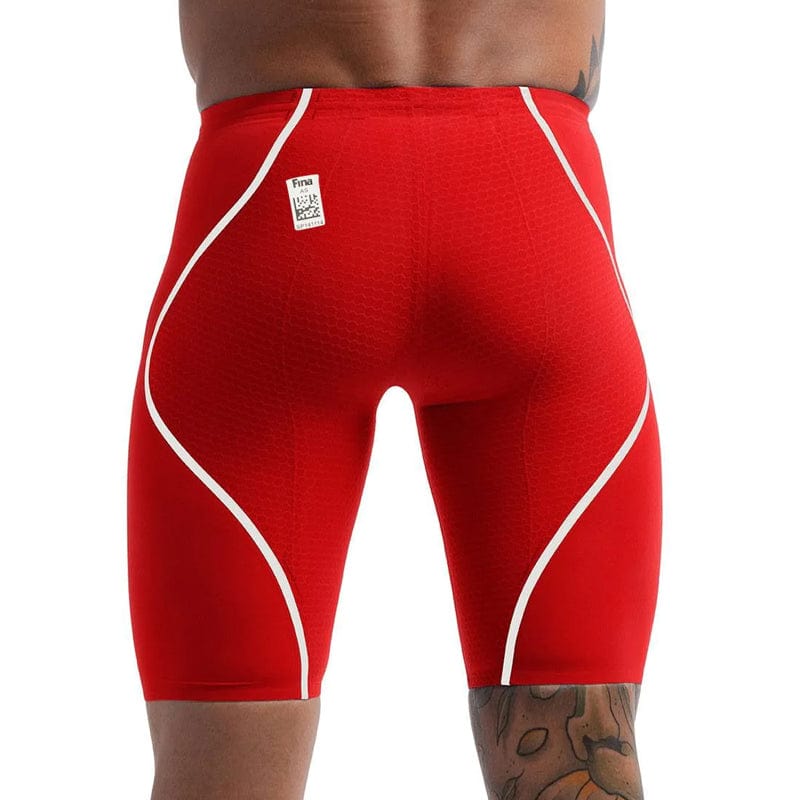 Speedo - Men's Fastskin LZR Pure Intent 2.0 High Waist Jammer - Red/White