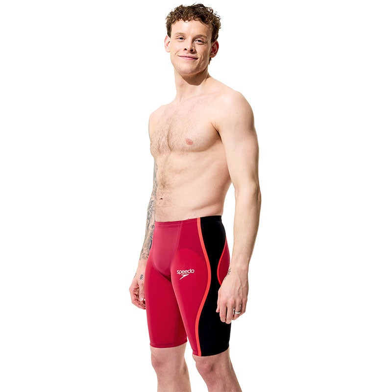 Speedo - Men's Fastskin LZR Pure Intent 2.0 High Waist Jammer - Regal Red/Black/Flare Ml