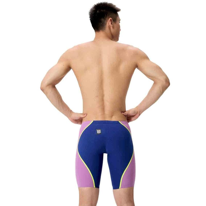 Speedo - Men's Fastskin LZR Pure Intent 2.0 Jammer - Noble Navy/Jelly/Hyper Yellow