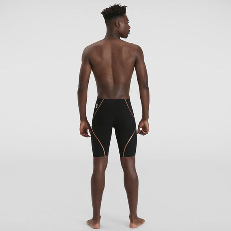 Speedo - Men's Fastskin LZR Pure Intent Backstroke High Waist Jammer - Black/Gold